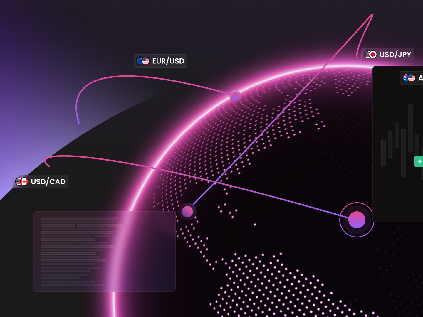 a globe with interconnected lines - Best Remote Prop Trading Firms