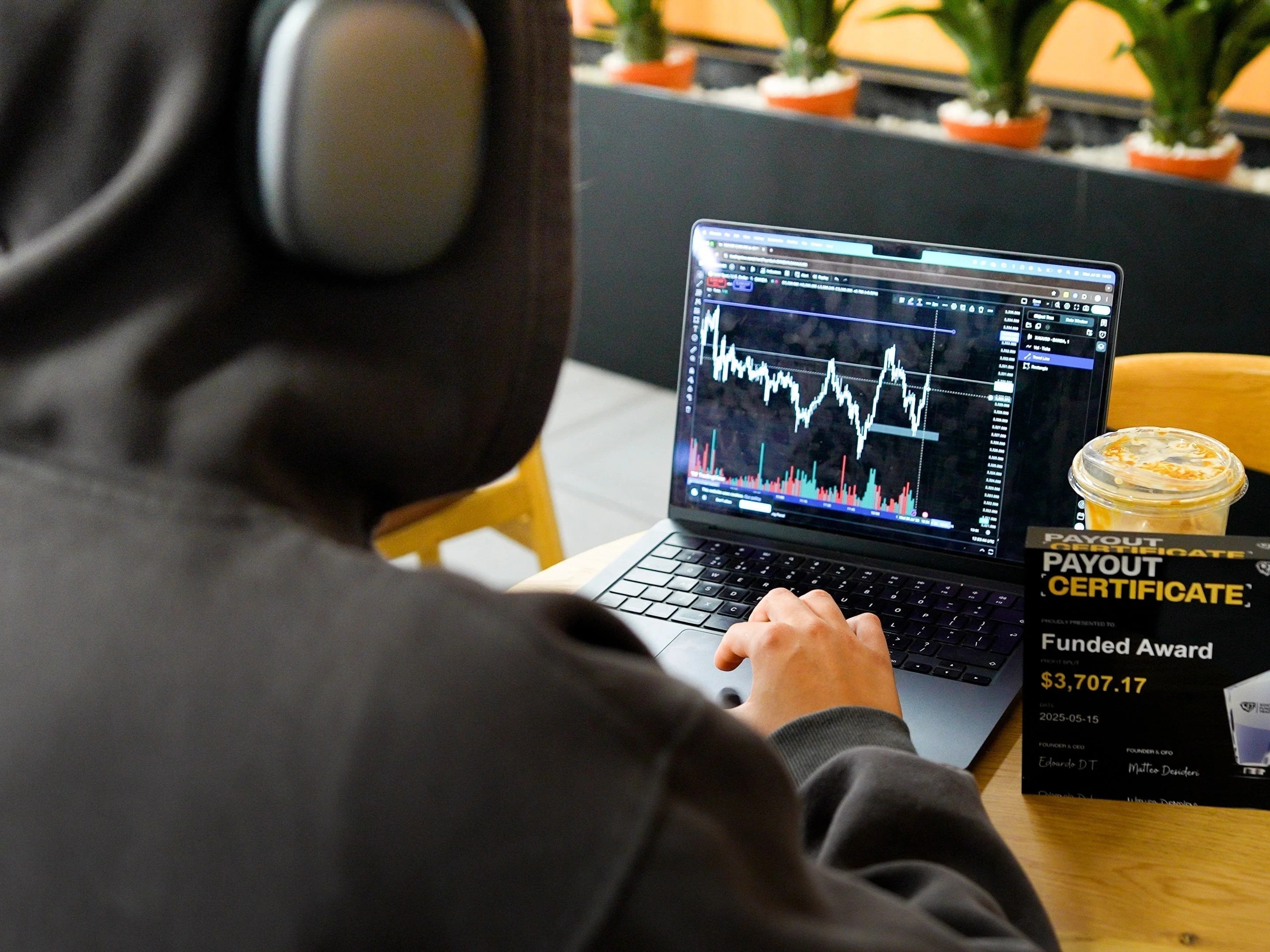 man focused - What is a Funded Trader