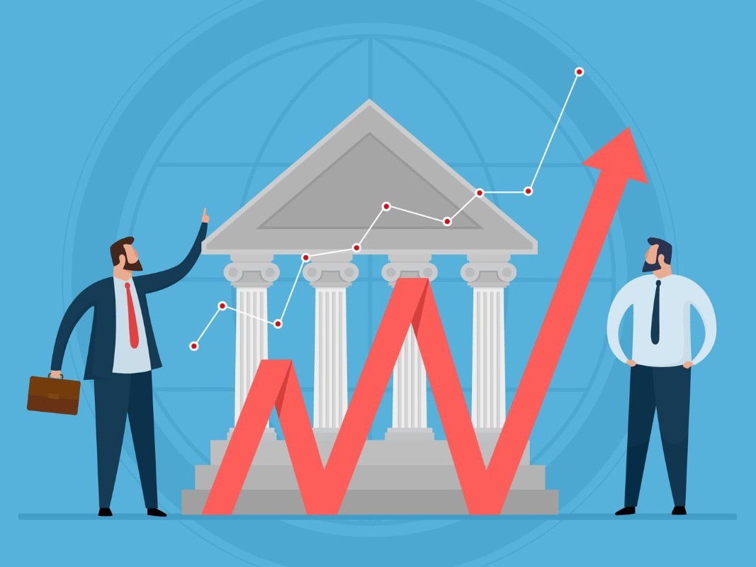 chart and businessman - Prop Trading vs Hedge Fund