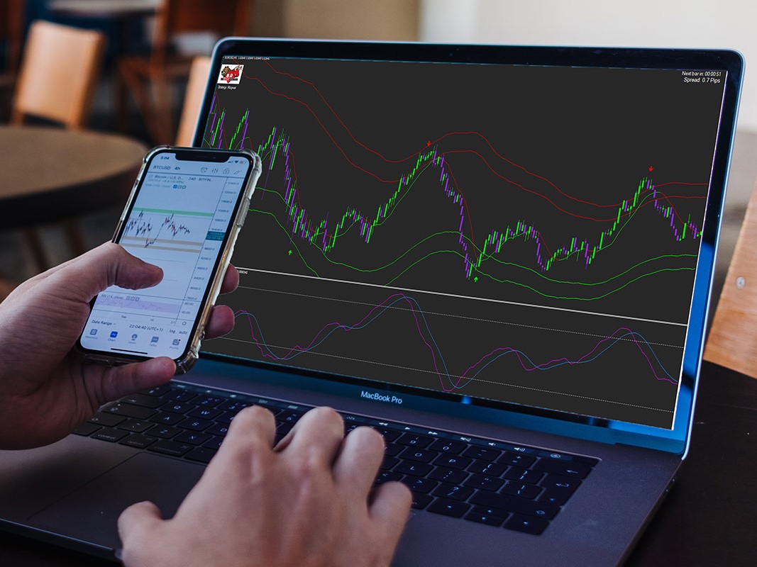 man checking trades - Prop Firms With No Minimum Trading Days