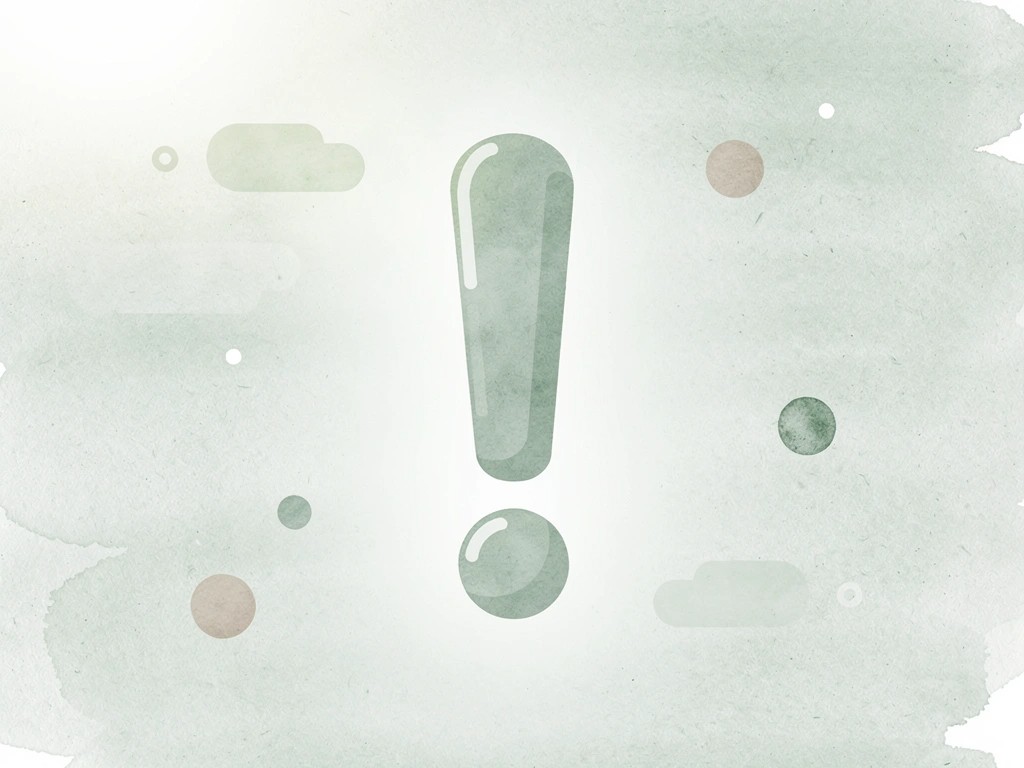 Warning icon highlighting trader failure in prop firm challenges