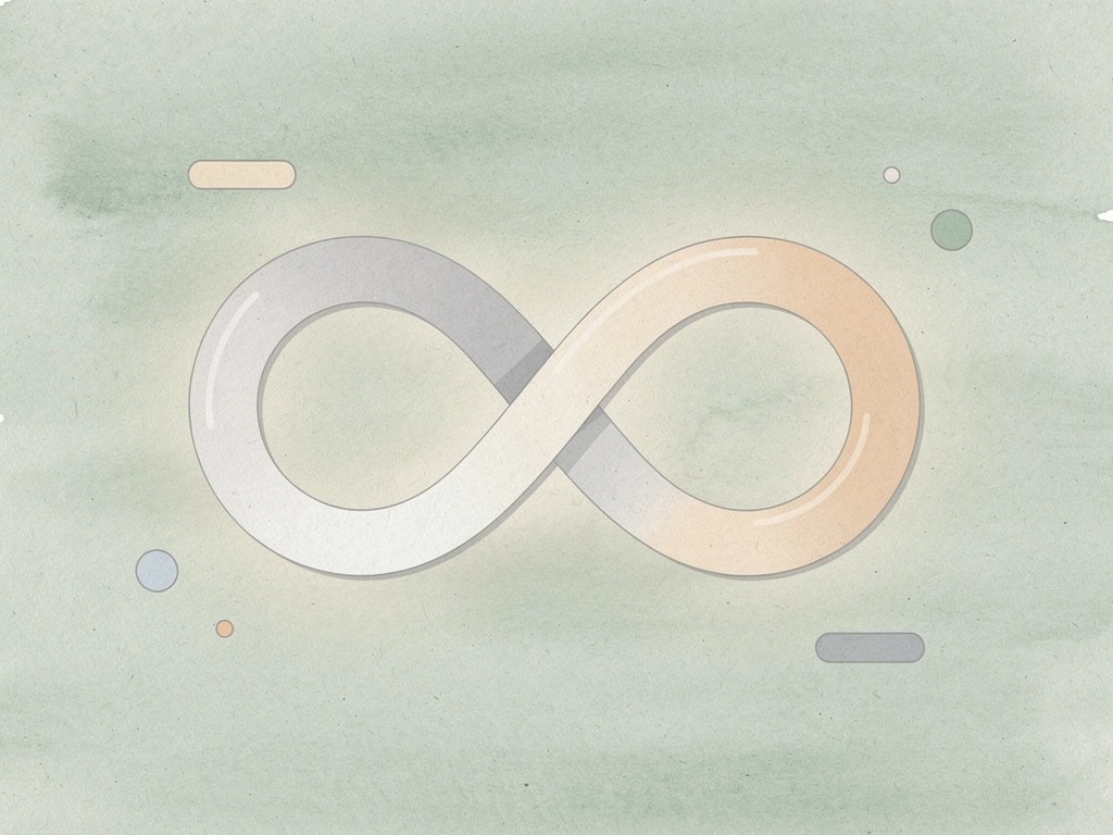 Infinity symbol representing unlimited trading days