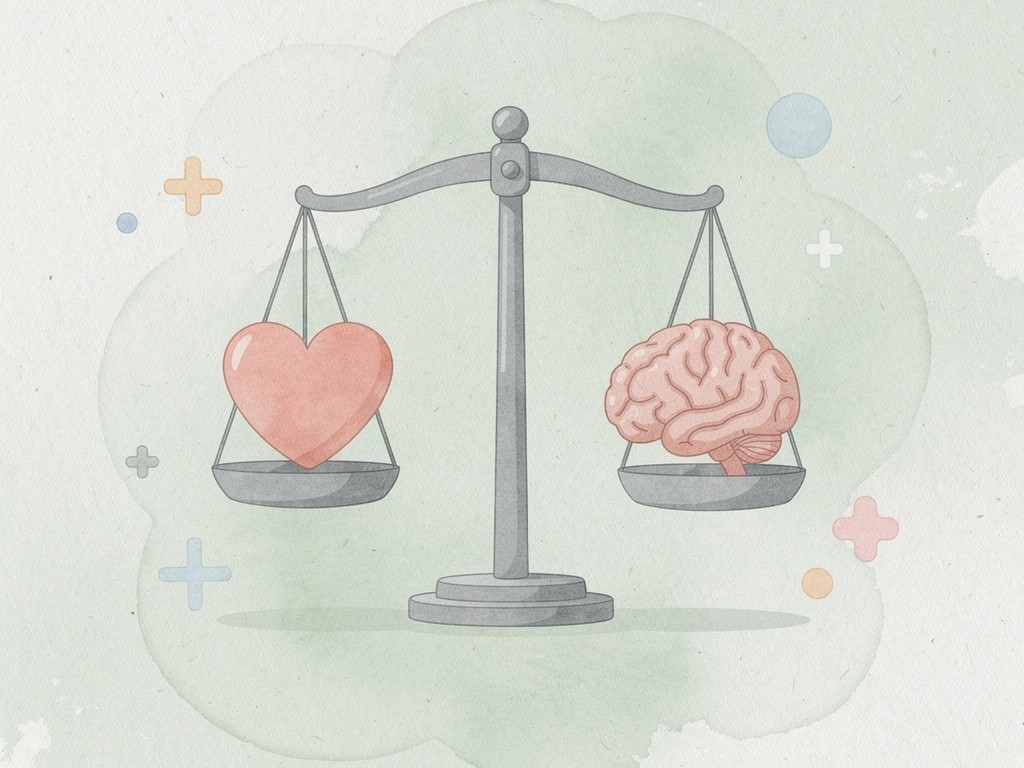 Balance scale showing firm compatibility versus profit targets