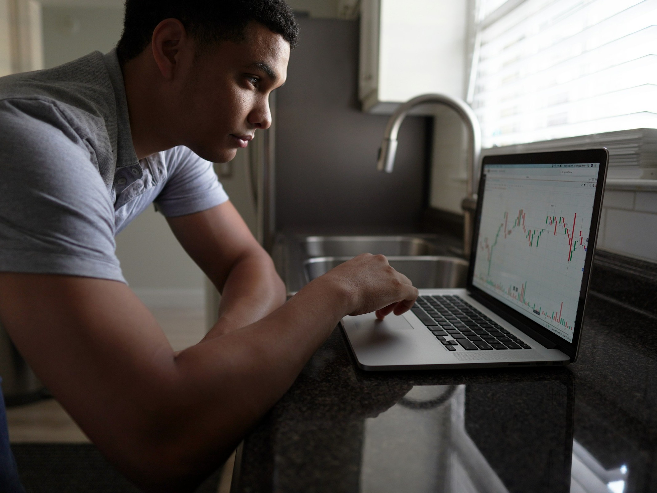 Man Working - Crypto Day Trading Strategies