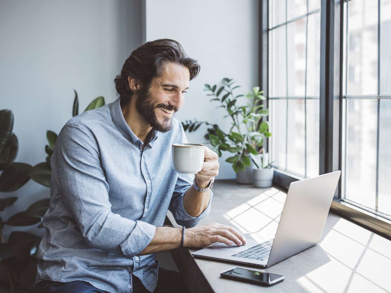 man happy with progress - Best Prop Trading Challenges with No Hidden Fees