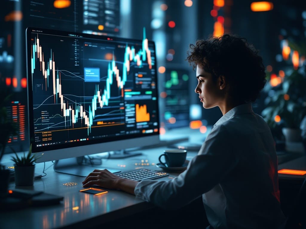 woman trading - AI Futures Trading