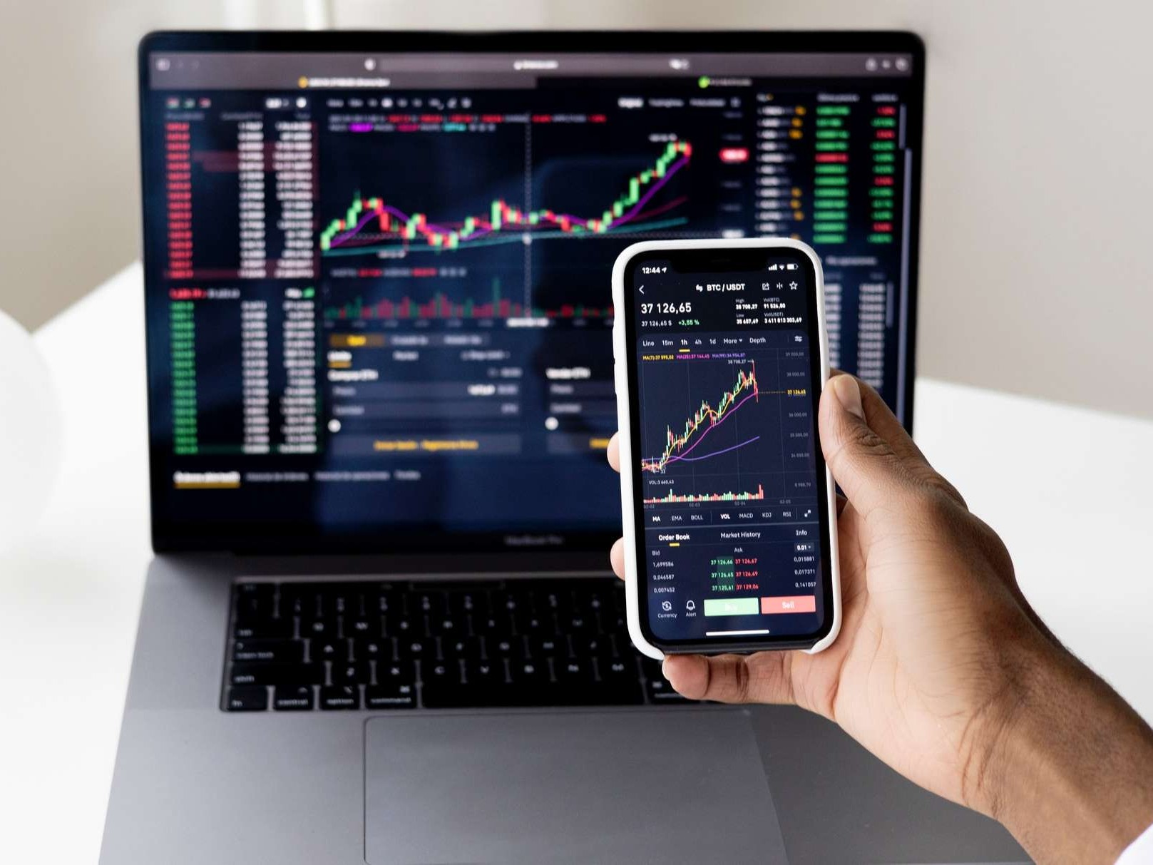 man making money - Trading E Mini Futures