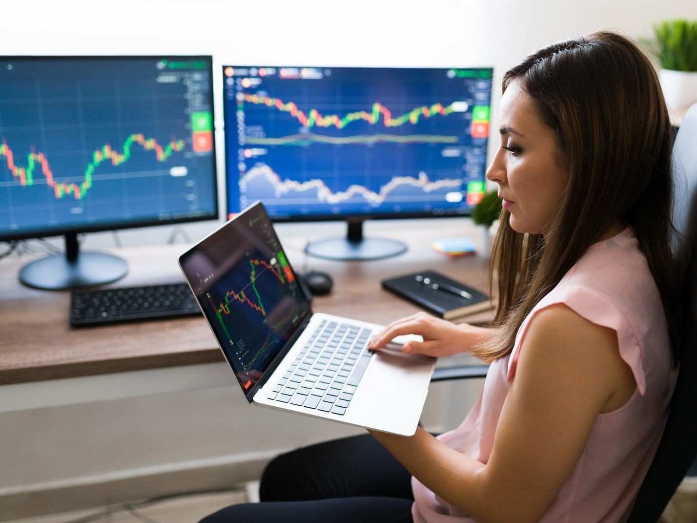 person working hard - Small Account Trading