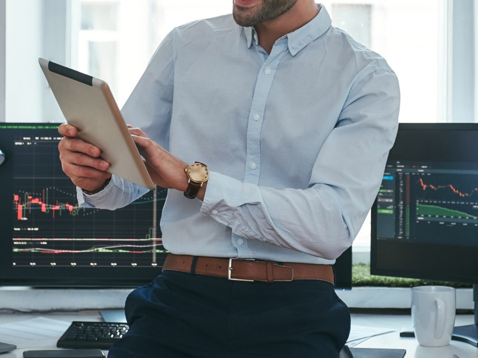 person analyzing - Best Crypto Leverage Trading Platforms